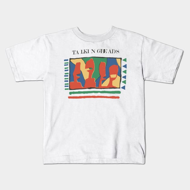 talking heads Kids T-Shirt by Mr.Skull & Grunge